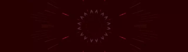 Túnel Neón Explosión Estrela Vermello Escuro VJLoops 32:9 Super Ultrawide 60fps Protector de Pantalla