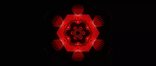 Neon Tunnel Fractal Mandala Vj Loop 21:9 Ultrawide 60fps Screensaver