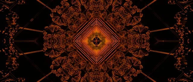 Neonový Tunel Fraktál Diamant Vortex VJ Loop 21:9 Ultrawide 60fps Spořič obrazovky