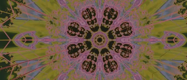 Neon Tunnel Fractal Kaleidoscope Bloom 21:9 Ultrawide 60fps Screensaver Vj Loop
