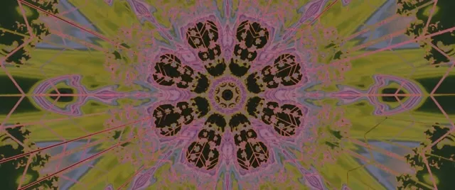 Neon Tunnel Fraktalni Kaleidoskop Cvet 2.39:1 Cinemascope 60fps Zaslonski Varčevalnik VJ Loop