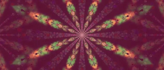 Neon Tunnel Fractal Kaleidoscope Burst 21:9 Ultrawide 60fps Screensaver Vj Loop