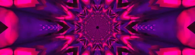 تونل نئون انفجار کالیدوسکوپ فرکتال 32:9 فوق عریض 60fps محافظ صفحه VJ Loop