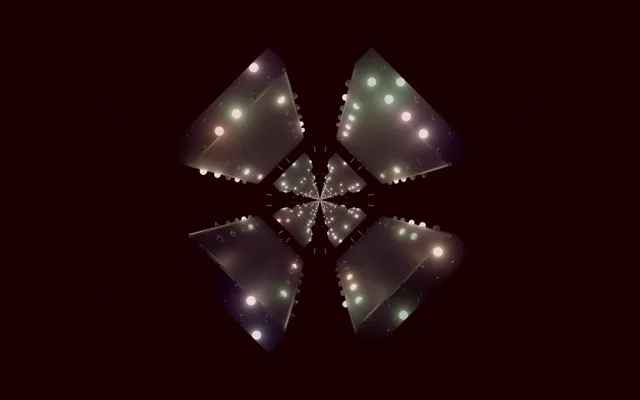 Неонска тунела фрактал калидоскоп VJ Loop 16:10 MacBook 60fps Screensaver