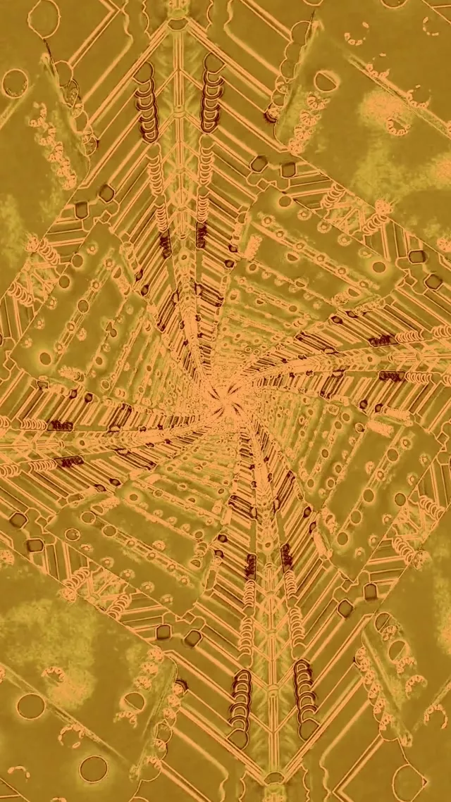 Tunel Neon Vortex Pânză Fractală VJ Loop 9:16 Reels 60fps Screensaver