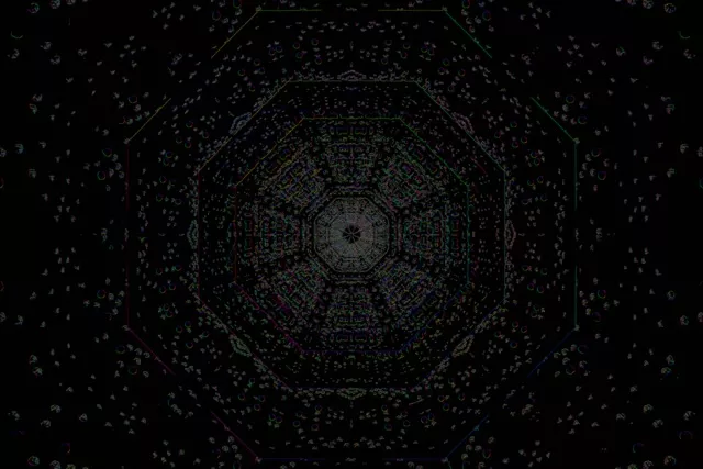 Neon Tunnel Geometric Vortex VJ Loop 60fps 3:2 Screensaver