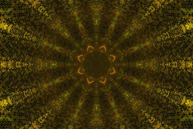 Tunel Neon Kaleidoskop Ar VJLoops 3:2 Surface 60fps Ekrankursyes