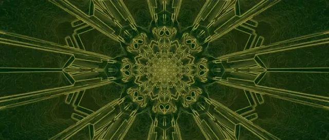 21:9 Ultrawide Neon Tunnel Kaleidoscope 60fps VJ Loop Screensaver