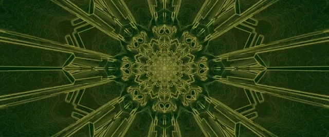 Neon Tunnel Fractal Kaleidoscope Screensaver VJ Loop 60fps 2.39:1