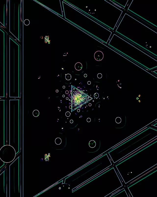 Túnel Neón Círculos Verdes 60fps Salvapantallas PC 4:5 Instagram Vj Loop