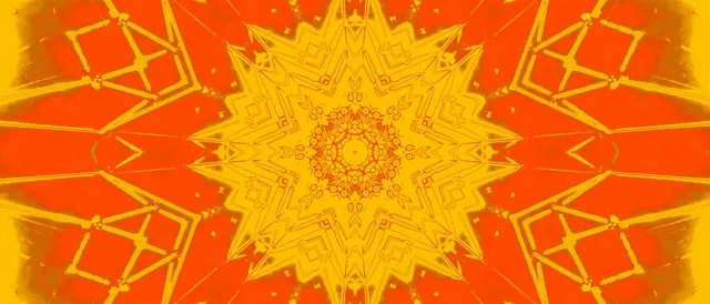 Neon Tunnel Kaleidoscope Mandala Burst VJ Loop 21:9 Ultrawide 60fps Screensaver