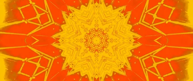 Neon Tunnel Kaleidoscope Star Burst 2.39:1 Cinemascope 60fps Screensaver Vj Loop