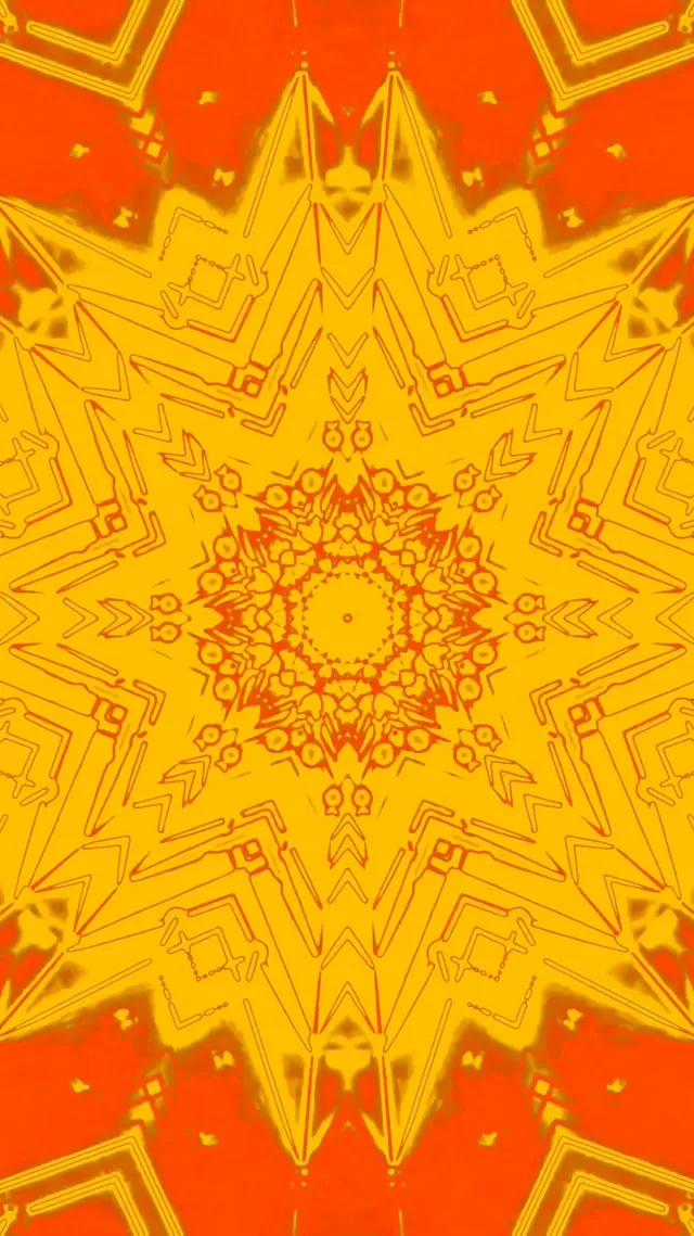 تونل نئون مندالا انفجار 9:16 Reels 60fps محافظ صفحه Vj Loop