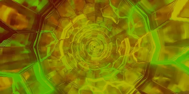 Neon Tunnel Spiral Kaleidoscope Vj Loop 2:1 Univisium 60fps Screensaver