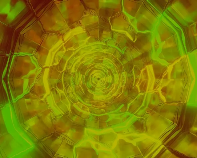 Neon Tunnel Spiral Polygon Vortex Vj Loop 5:4 industrial 60fps Screensaver