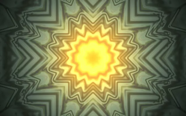 Neon Tunnel Star Burst Kaleidoscope 16:10 MacBook 60fps Screensaver Vj Loop