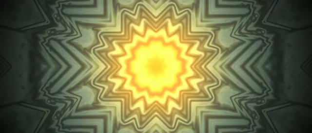 Vj loop Neon Tunnel Golden Star Burst 21:9 Ultrawide 60fps Screensaver