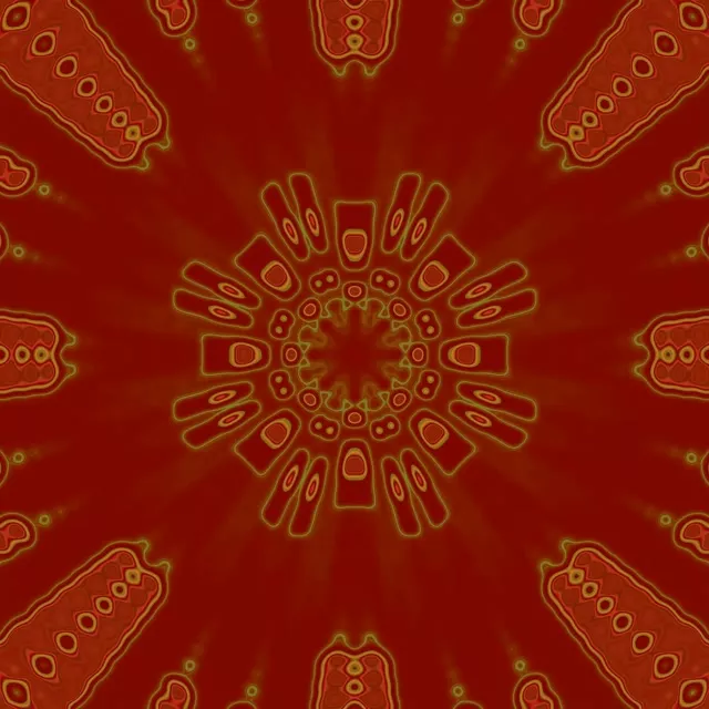 Túnel Neon Verde Explosión Calidoscopio VJ Loop 1:1 Cadrado 60fps Protector de Pantalla