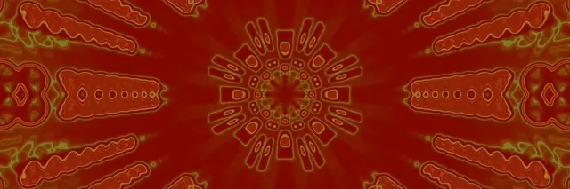 Neon Tunnel Kaleidoskop Eksplosion VJLoops 3:1 Triple Wide 60fps Pauseskærm