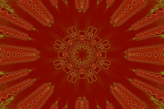 Vj loop Neon Tunel Zeleni Kaleidoskop Prasak 3:2 surface 60fps screensaver