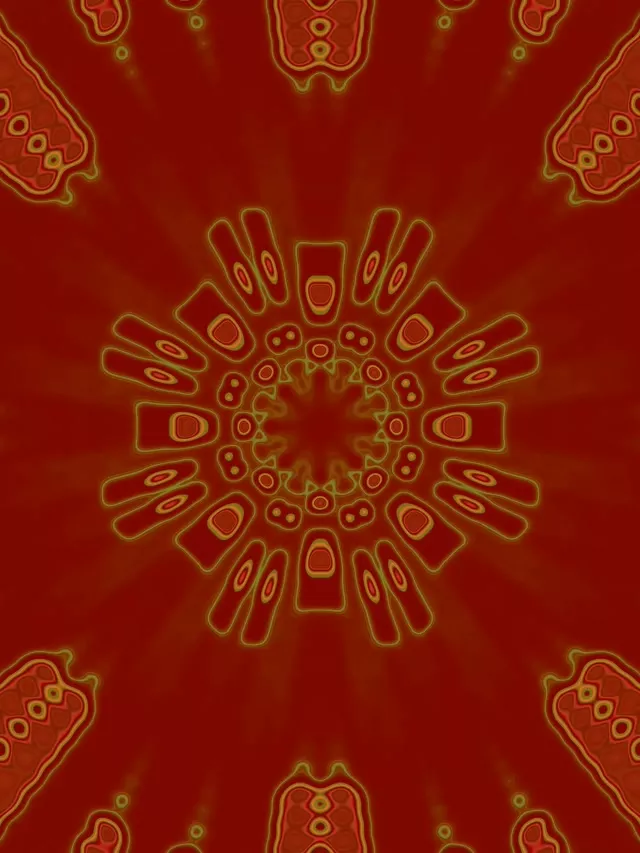 نفق النيون كسورية شعاع شمس 3:4 آيباد عمودي 60fps حافظة شاشة Vj Loop