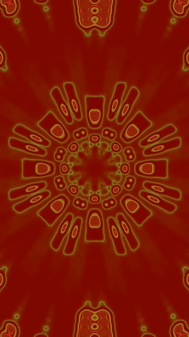 Neon Tunel Kaleidoskop Prasak 9:16 Reels 60fps Čuvar Ekrana Vj Loop