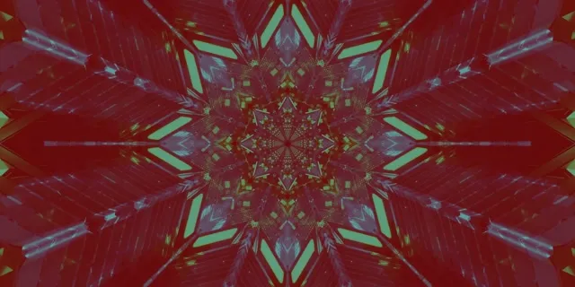 Neon Tunnel Kaleidoskopioa Izarra Leherketa VJLoops 2:1 Univisium 60fps Pantaila-babeslea