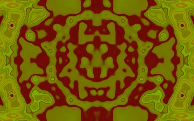 Neon Tunnel Lime Kaleidoscope Vj Loop 16:10 macbook 60fps Screensaver