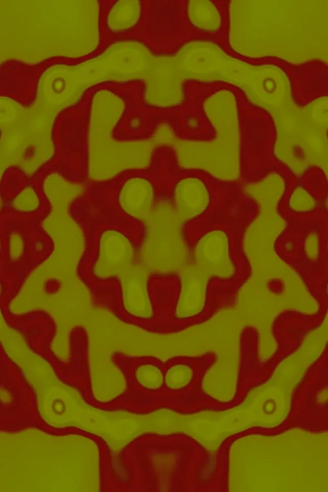 Neonski Tunel Zelen Kaleidoskop VJLoops 2:3 Foto Pokončno 60fps Ohranjevalnik zaslona