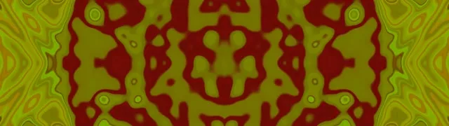 تونل نئون کالیدوسکوپ سبز VJ Loop 32:9 فوق فراعرض 60fps محافظ صفحه