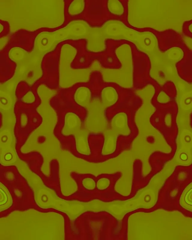 Tunnel Neon Caleidoscopio Verde Acido VJLoops 4:5 Instagram 60fps Screensaver