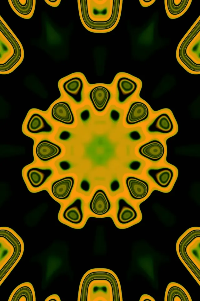 Neon-tunneli Auringonkukka Räjähdys VJ Loop 2:3 Photo Portrait 60fps Näytönsäästäjä