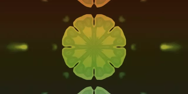 Неон Тунел Фрактал Мандала Цветање VJ Loop 2:1 Univisium 60fps Чувар на Екранот