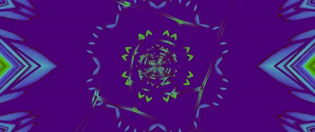 Neon Tunnel Kaleidoscope Star Burst 2.39:1 Cinemascope 60fps Screensaver Vj Loop