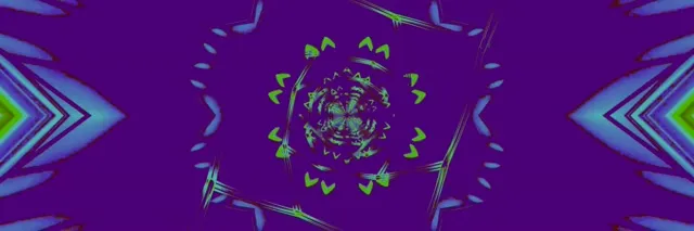 Neon Tunnel Kaleidoscope Star Burst 3:1 Triple Wide 60fps Screensaver Vj Loop