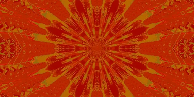 Neon Tunnel Kaleidoscope Burst VJ Loop 2:1 Univisium 60fps Screensaver