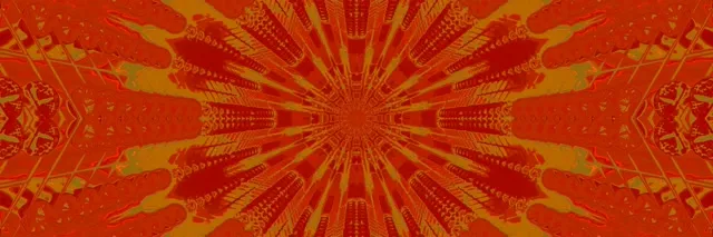 Neon Tunnel Kaleidoscope Burst 3:1 Triple Wide 60fps Screensaver Vj Loop