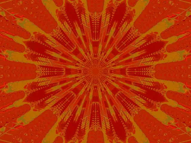 Neon Tunnel Kaleidoskop Burst VJLoops 4:3 Klassisch 60fps Screensaver