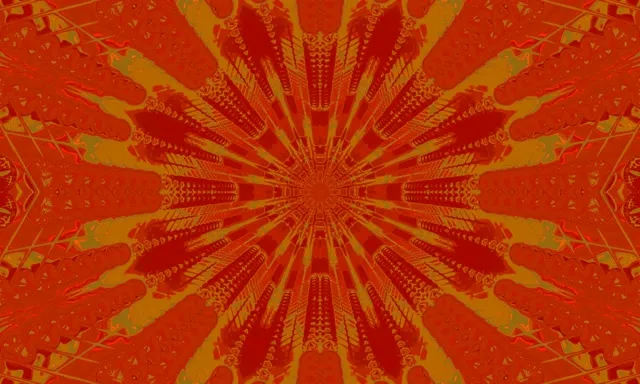 Neon Tunel Kaleidoskop Výbuch VJ Loop 5:3 Wide 60fps Spořič