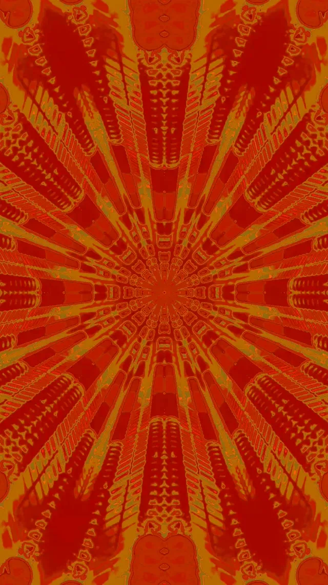 Neon Tunnel Kaleidoscope Burst 9:16 Reels 60fps Screensaver Vj Loop