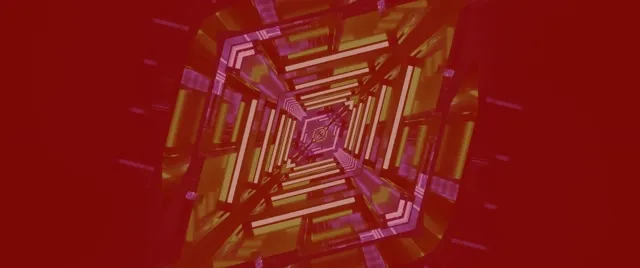 Túnel Neón Vórtice Diamante Rotatorio Verde VJLoops 2.39:1 Cinemascope 60fps Protector Pantalla