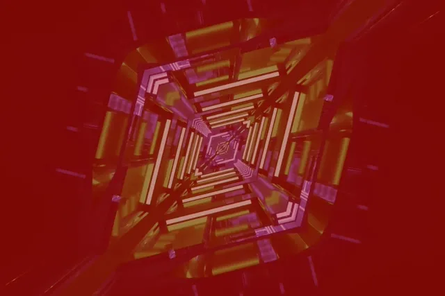 Túnel de Neón Vórtice Diamante Giratorio VJLoops 3:2 Surface 60fps Salvapantallas