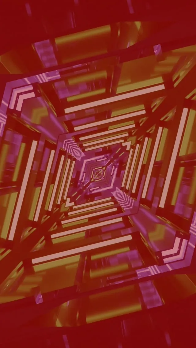Neon Tunnel Green Purple Spiral Vj Loop 9:16 Reels 60fps Screensaver