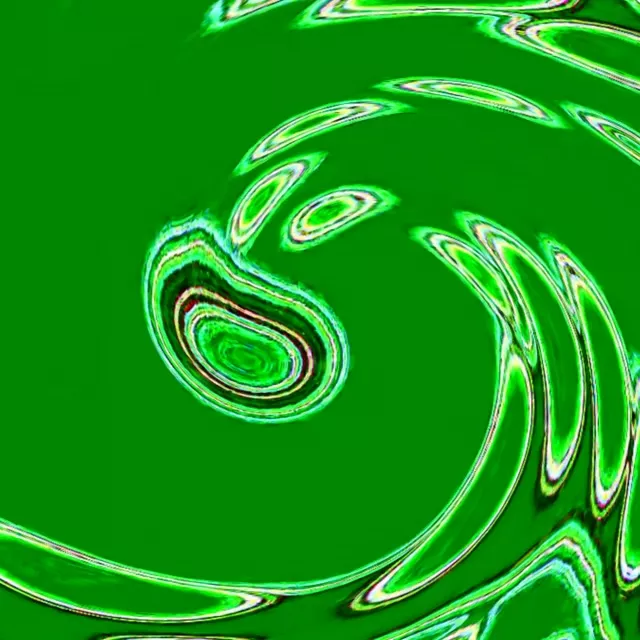 Neon Tunnel Green Swirl Vortex 1:1 Square 60fps Screensaver Vj Loop