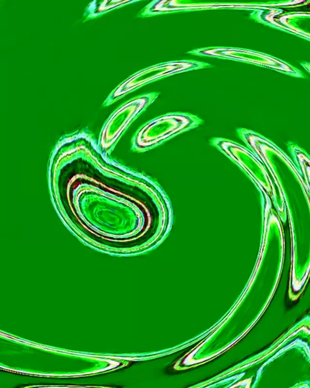 Neon Tunnel Green Swirling Vortex Vj Loop 4:5 Instagram 60fps Screensaver