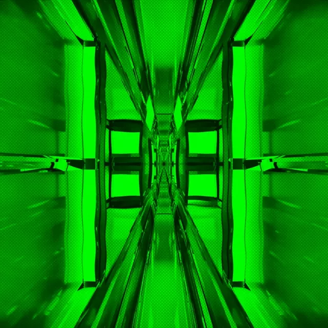 Neon Tunnel Symmetrical Vortex 1:1 Square 60fps VJLoops Screensaver