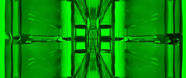 Neon Tunnel Symmetrical Vortex Loop 2.39:1 Cinemascope 60fps VJ Screensaver