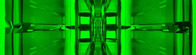 Neon Tunnel VJLoops 32:9 Ultrawide 60fps Screensaver Symmetric Green Vortex