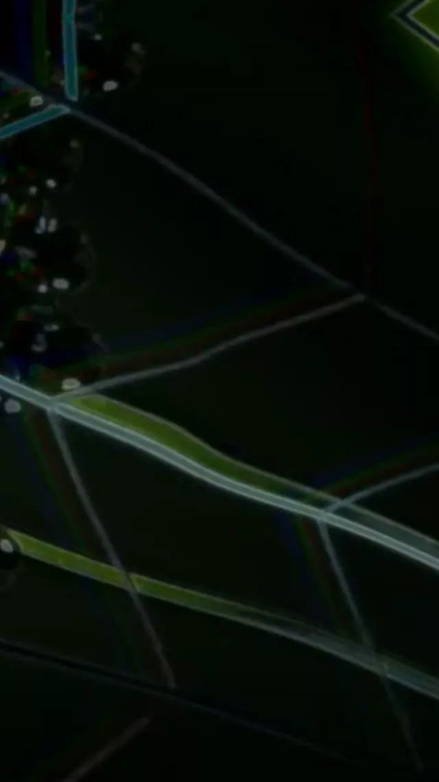 네온 터널 그리드 선 9:16 릴스 60fps 화면보호기 VJLoops