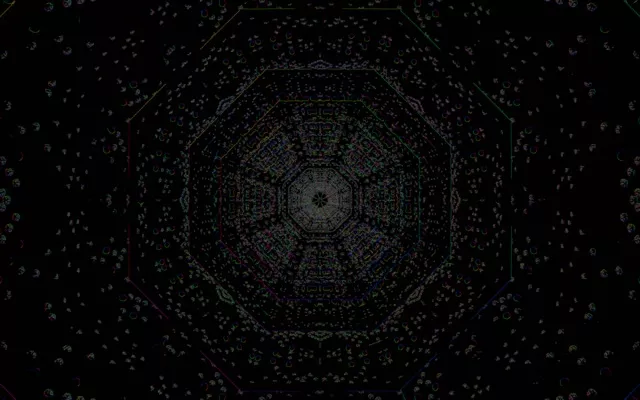 Neon Tunnel Hexagon Vortex VJ Loop 16:10 Macbook 60fps Screensaver